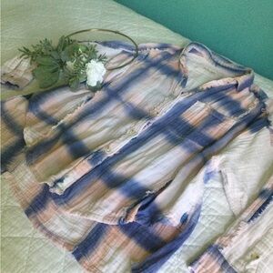 Free People Cotton Boho Shirt